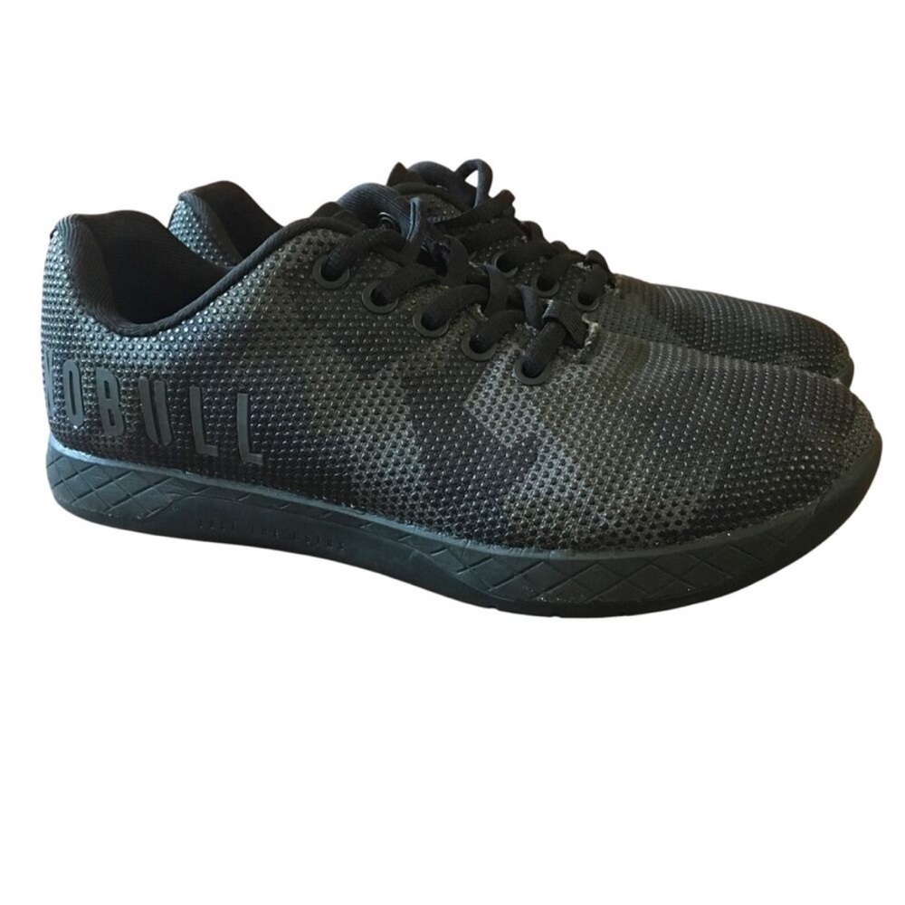 NOBULL Black Green Camo Trainers Athletic Shoes Size 7.5 W / 6 M